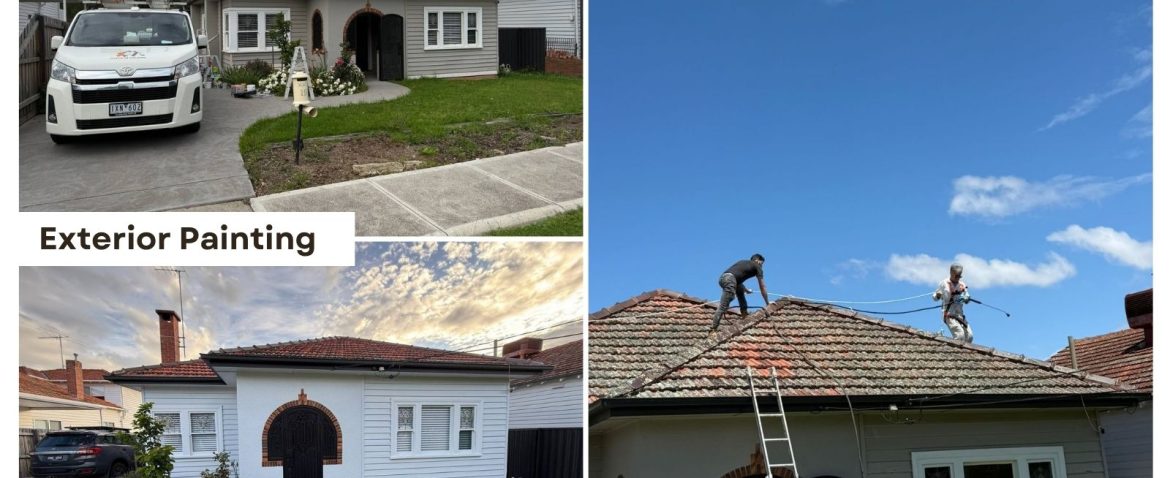 Exterior house painting before and after — Master of Colours Melbourne